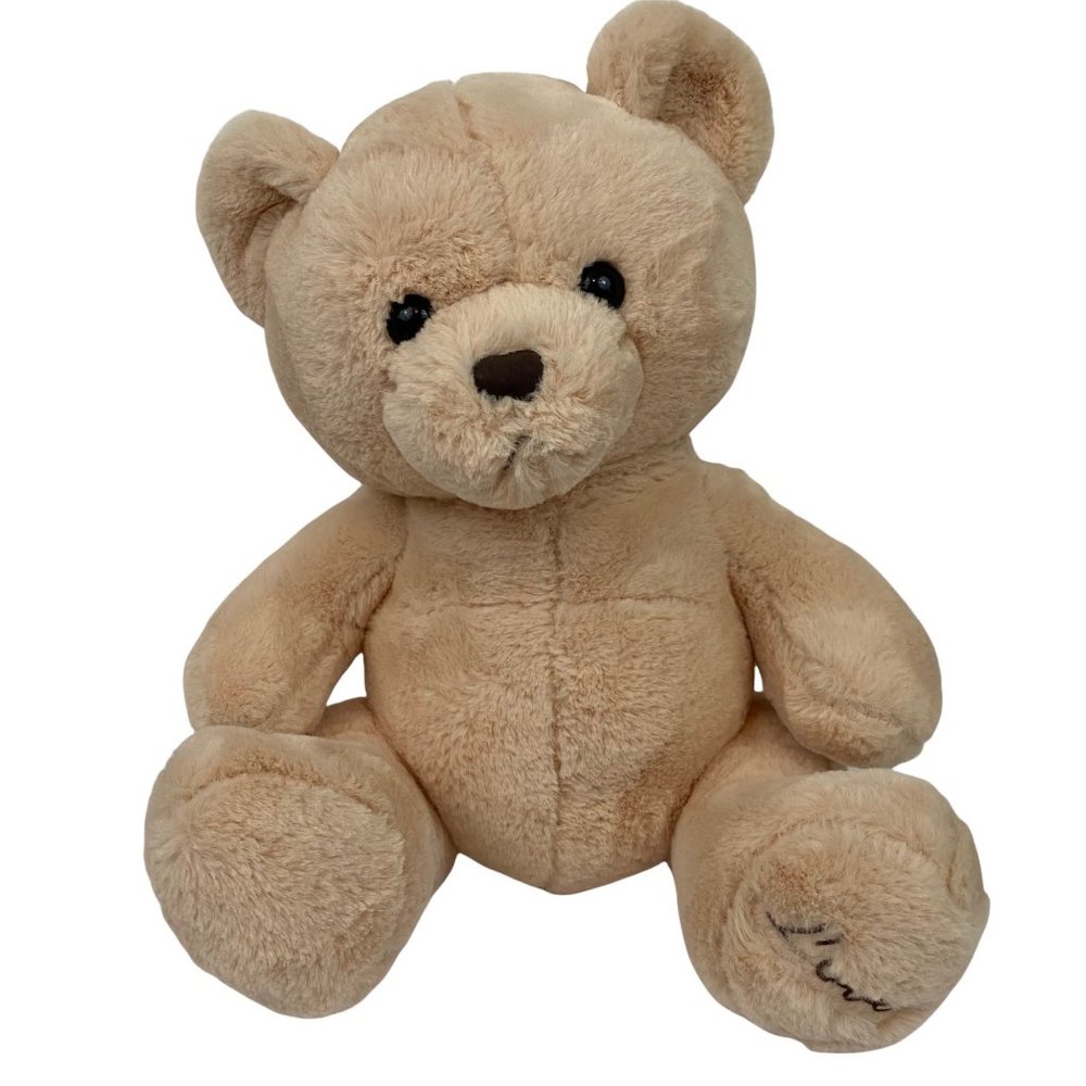Sunsations Sitting Teddy Bear Plush Love Embroidery